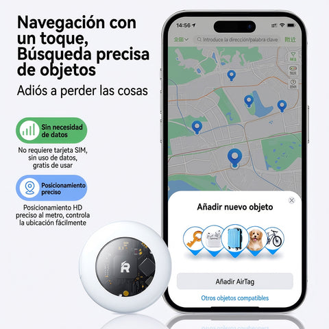 Airtrag Rastreador De Objetos Y Mascotas Para Apple Mfi Gps