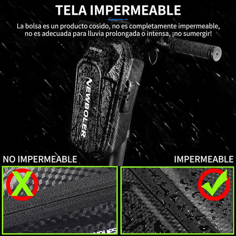 Maleta Patineta Eléctrica Anti-robo 5 Litros Rígida Candado