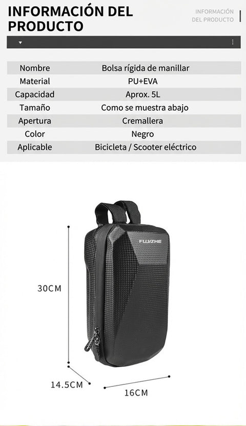 Maleta Patineta Eléctrica Grande 5 Litros Rígida