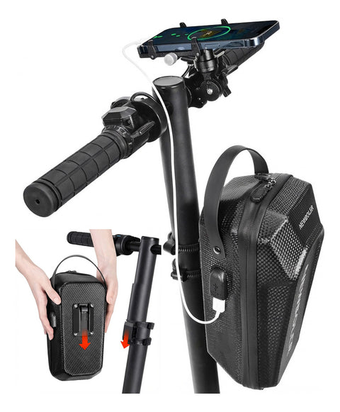 Maleta Patineta Eléctrica Usb 5 Litros Rígida Waterproof