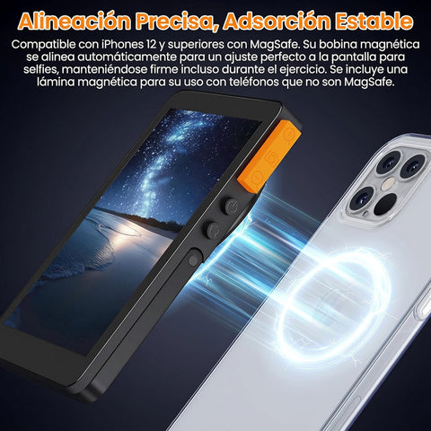 Pantalla Selfie Cámara Vlog Streaming Tik Tok iPhone Android