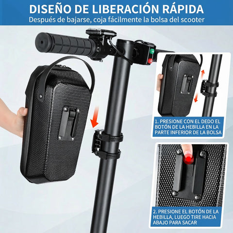Maleta Patineta Eléctrica Usb 5 Litros Rígida Waterproof