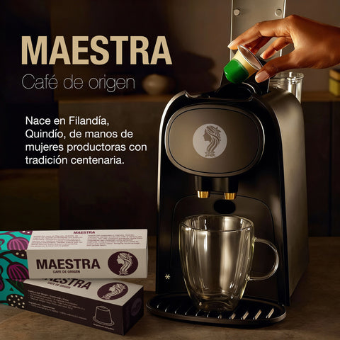 Cápsulas De Cafe De Origen Maestra X10