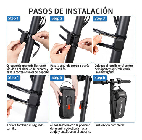 Maleta Patineta Eléctrica Usb 5 Litros Rígida Waterproof