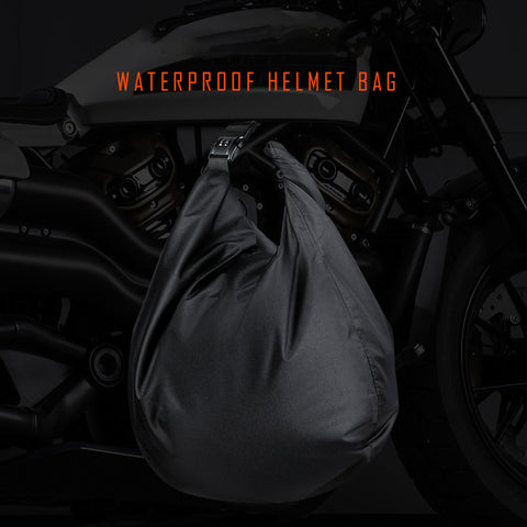 Mochila para Motocicleta 2 en 1 con Bloqueo de Casco ️