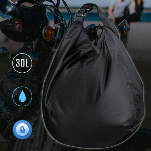 Mochila para Motocicleta 2 en 1 con Bloqueo de Casco ️