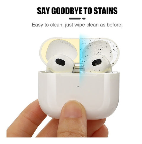 Sticker Anti - Mugre / Polvo / Rayones Para AirPods